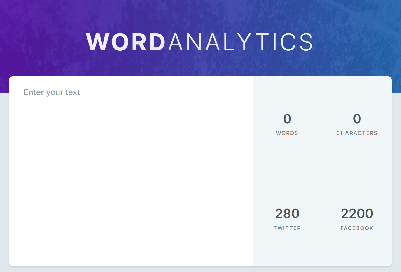 Word Analytics image preview